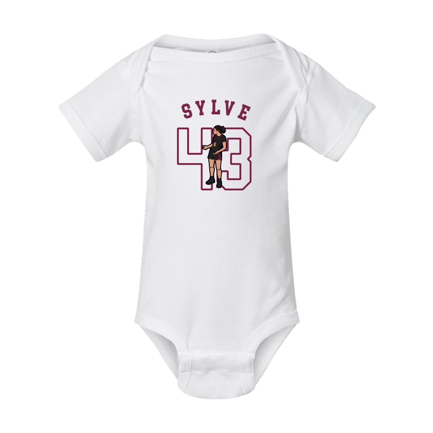 Baby Onesie — Shirsey Arch in White
