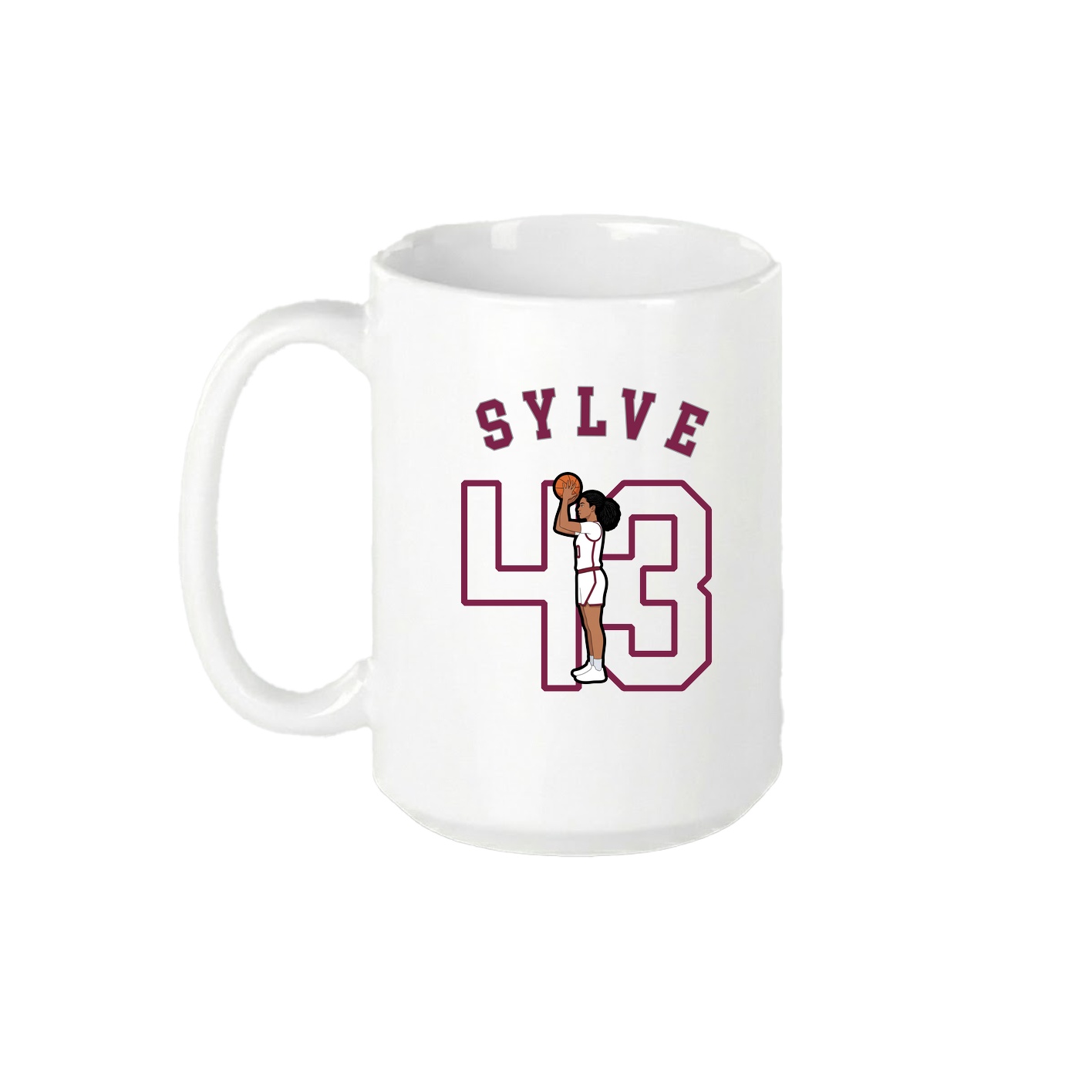 15oz Coffee Mug — Shirsey Arch in White