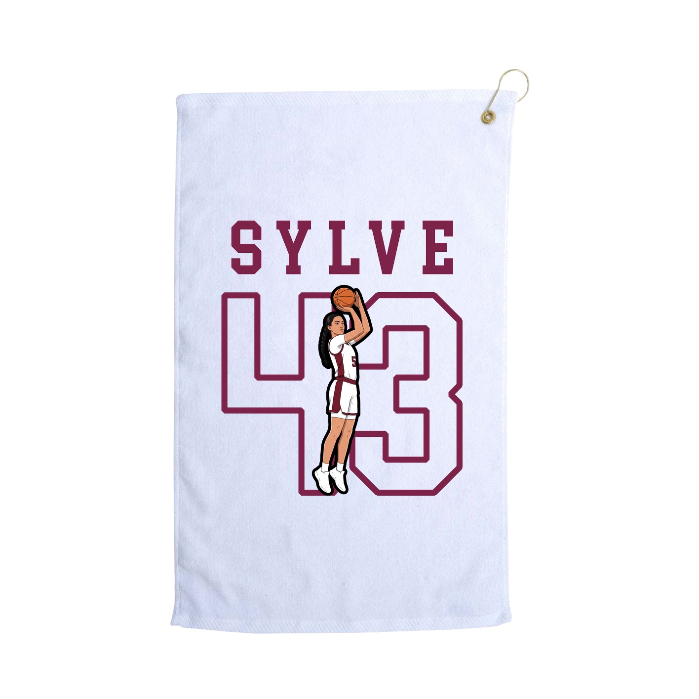 Golf Towel — Shirsey in White