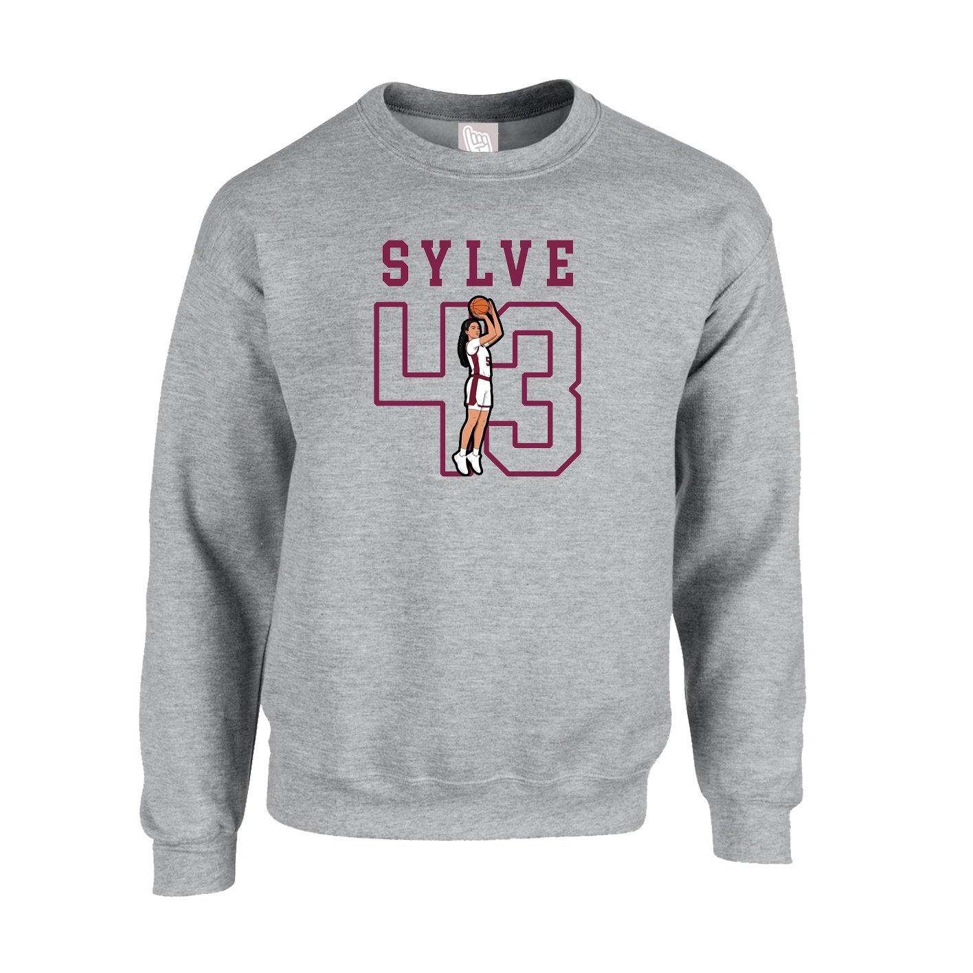 Fleece Crew — Shirsey in Grey