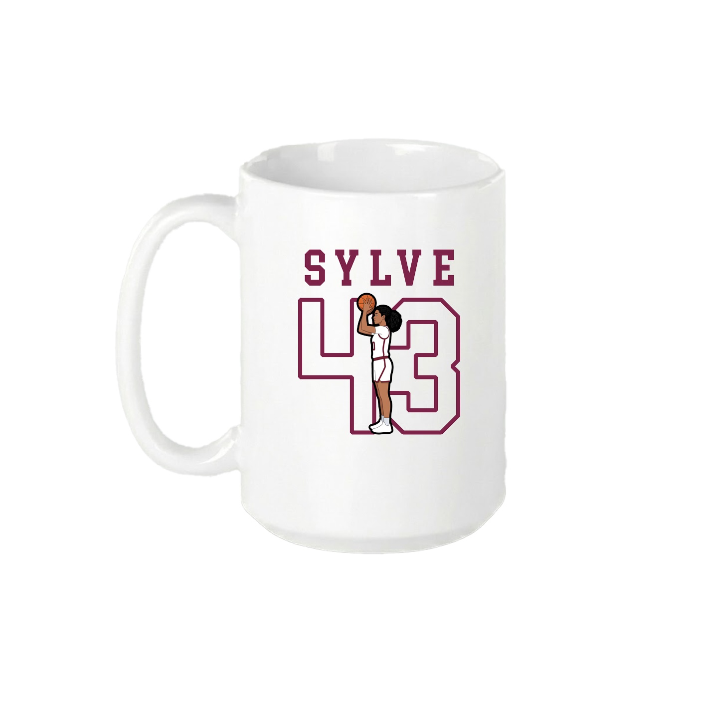 15oz Coffee Mug — Shirsey in White
