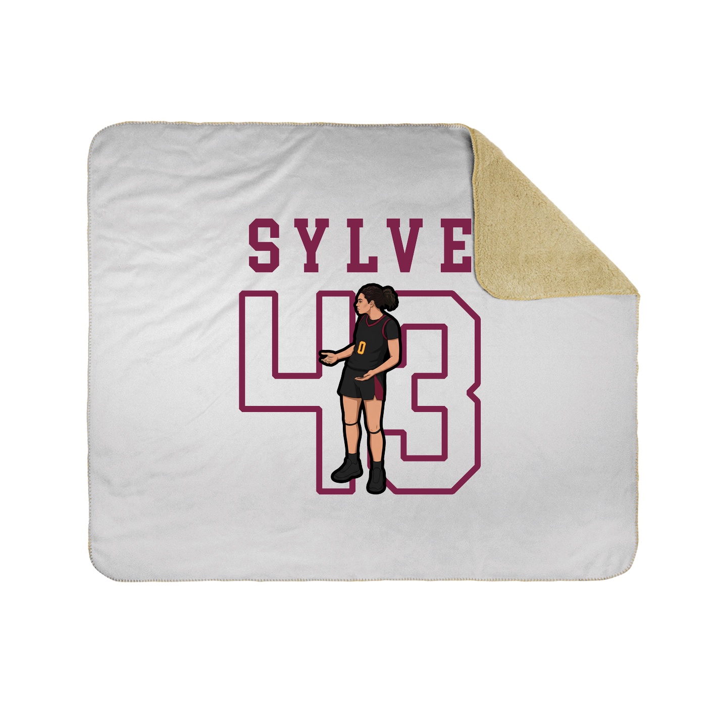 Throw Blanket — Shirsey in White