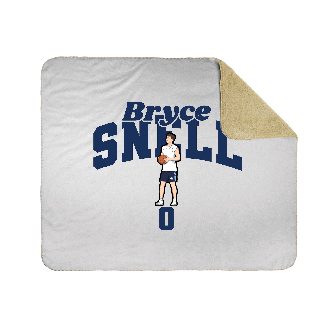 Throw Blanket — Signature Arch in White