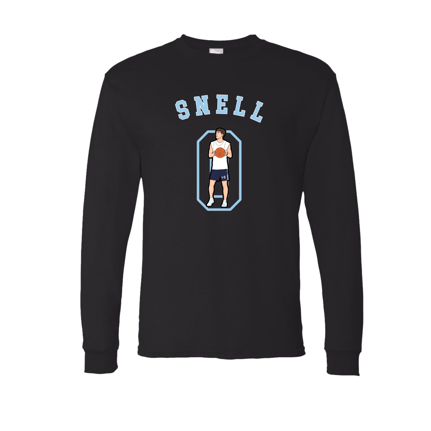 Long Sleeve Tee — Shirsey Arch in Black
