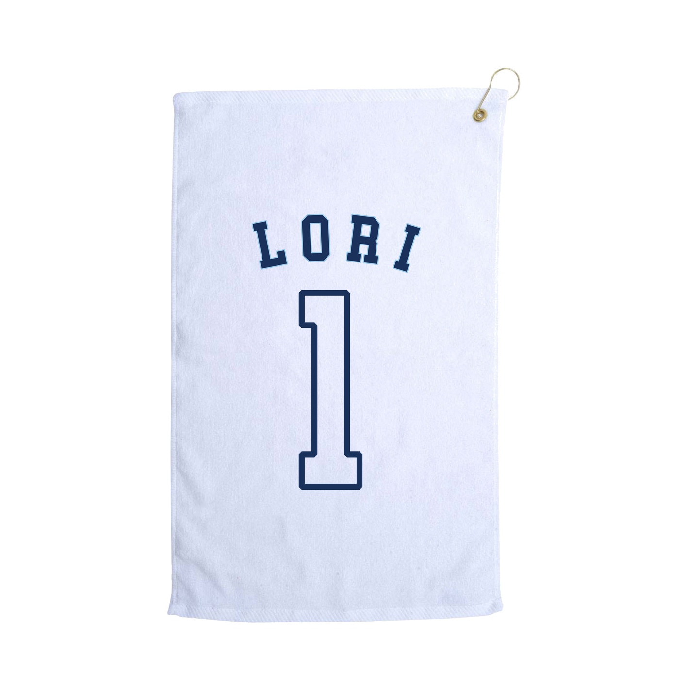 Golf Towel — Shirsey Arch in White