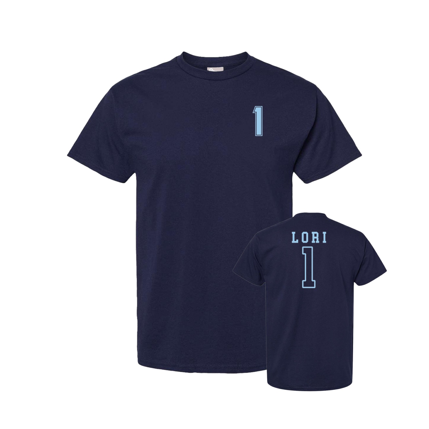 Tee — Chest Back in Navy
