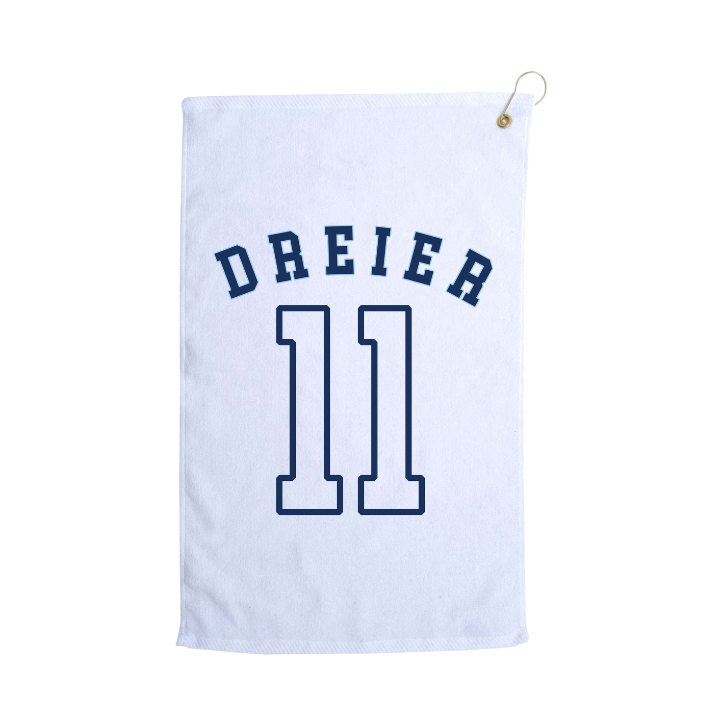 Golf Towel — Shirsey Arch in White