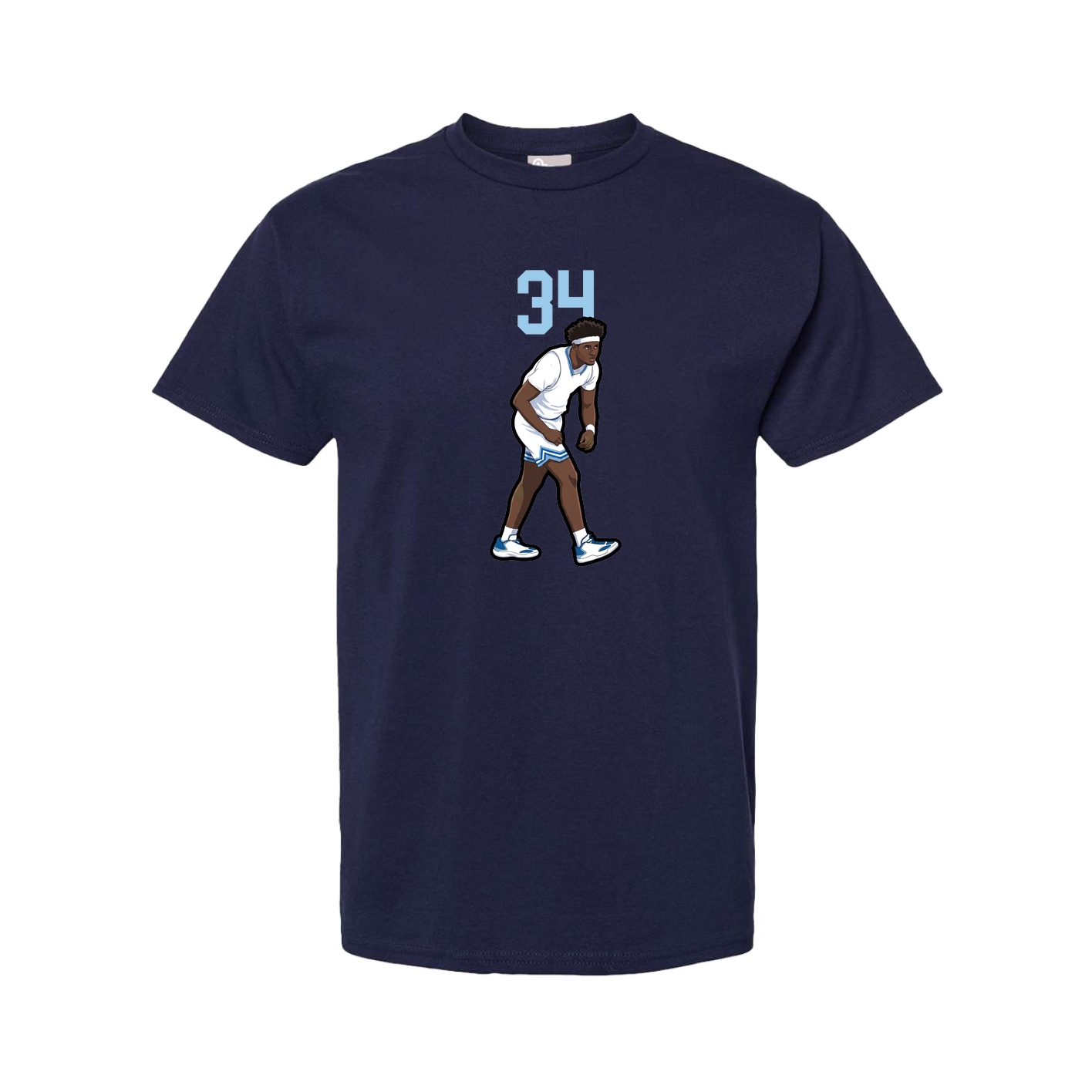 Youth Tee — Number Top in Navy