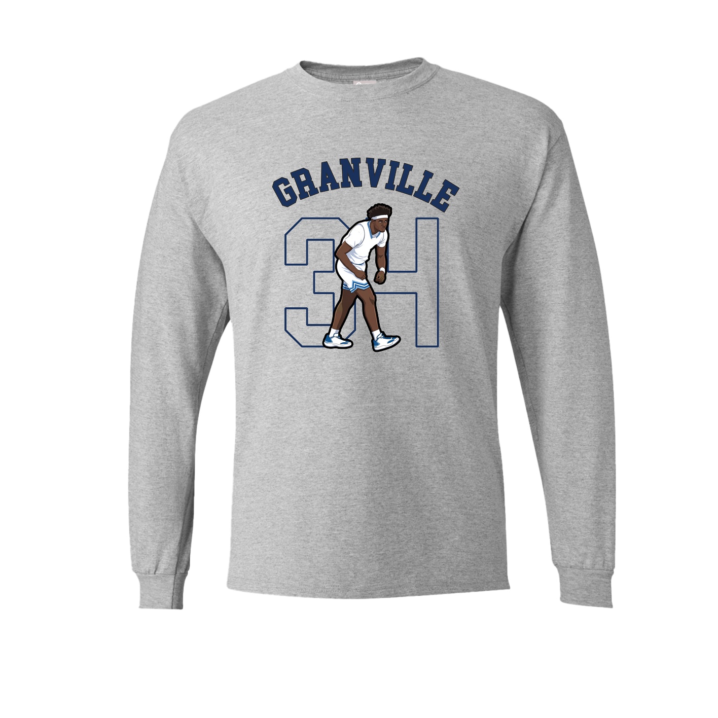 Long Sleeve Tee — Shirsey Arch in Grey