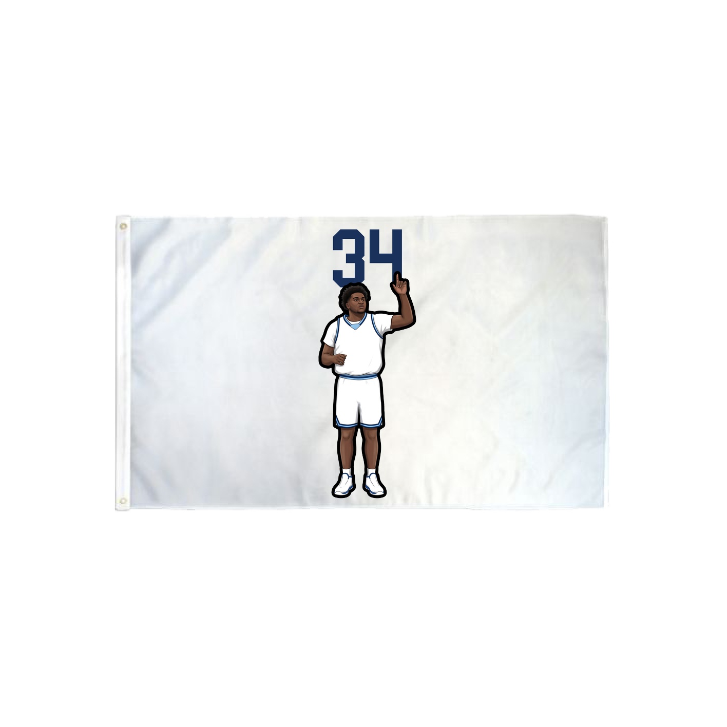 3x5 Flag — Number Top in Classic