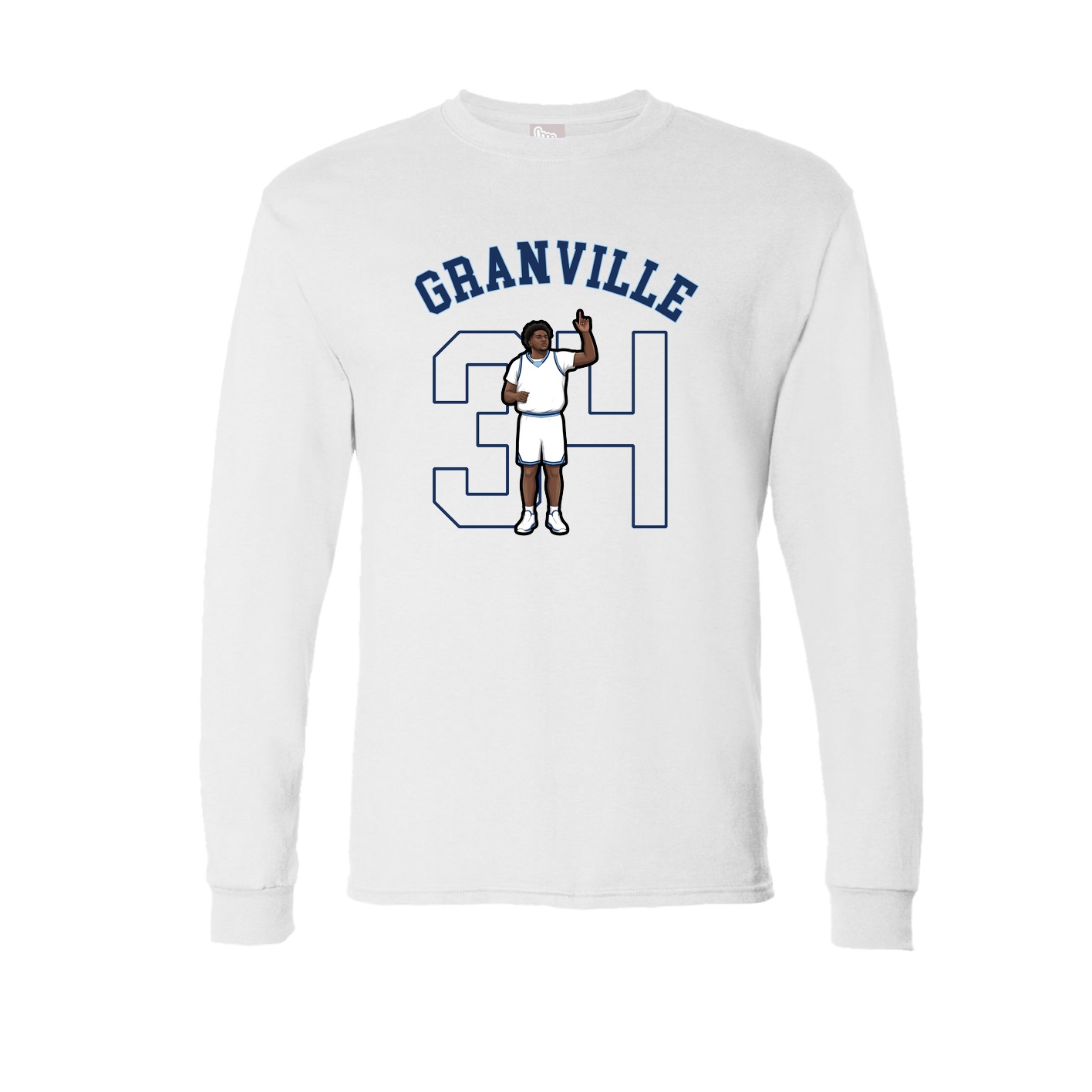 Long Sleeve Tee — Shirsey Arch in White