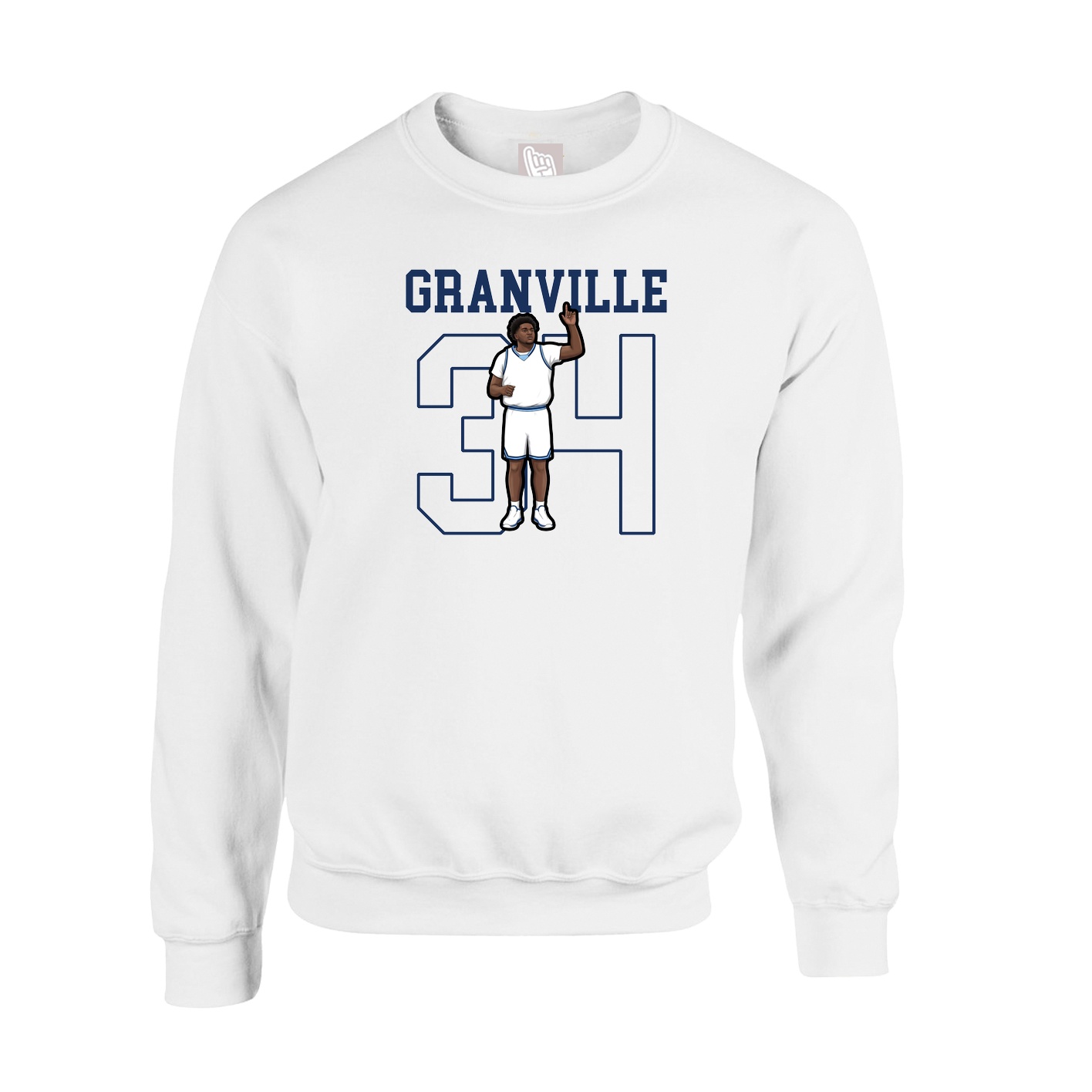 Fleece Crew — Shirsey in White