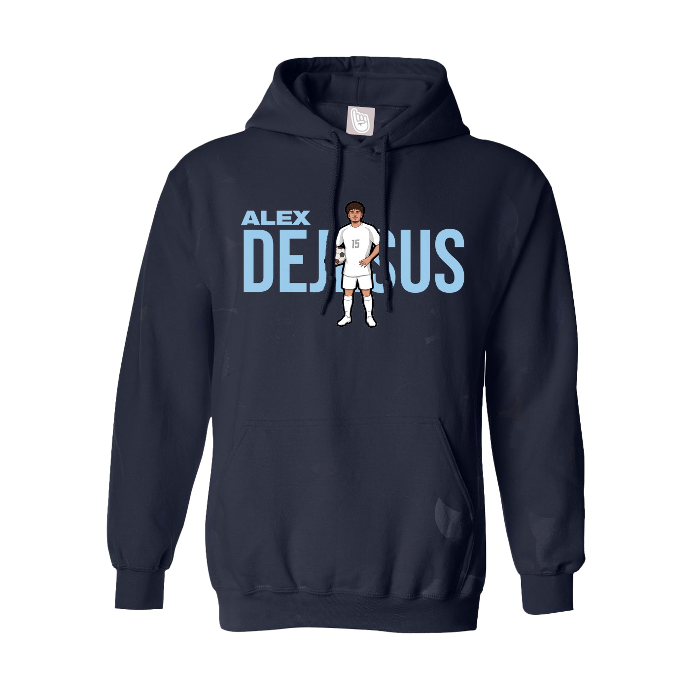 Youth Hoodie — Player Name in Navy
