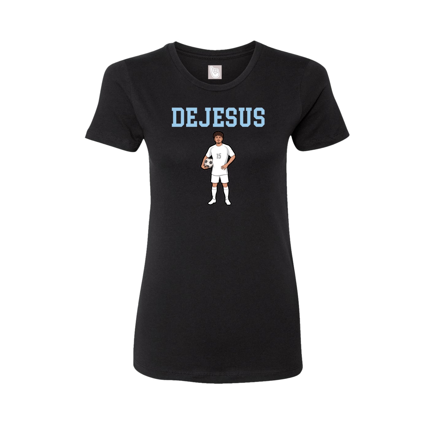 Fitted Women's Tee — Shirsey in Black