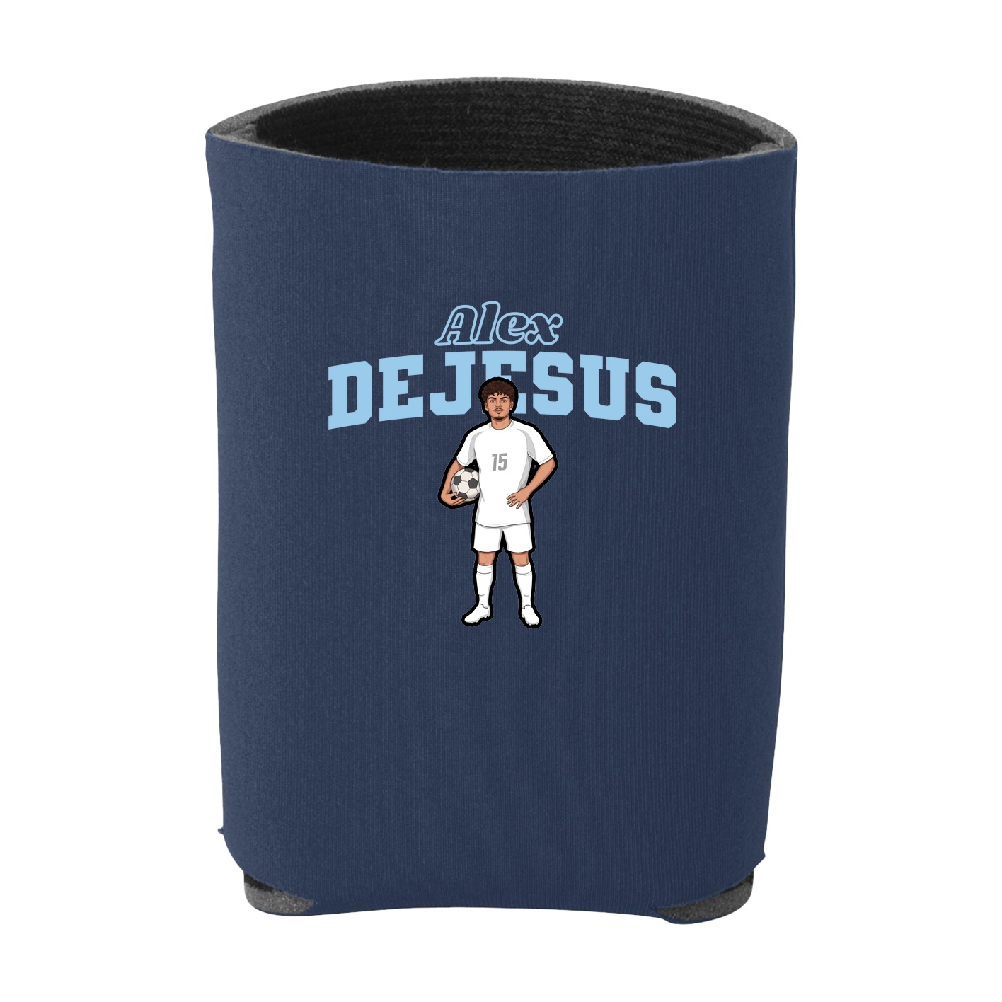 Can Holder — Name Arch in Navy