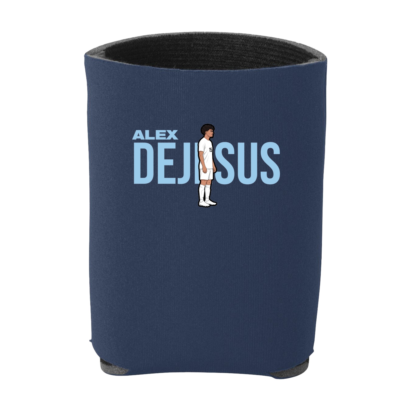 Can Holder — Player Name in Navy