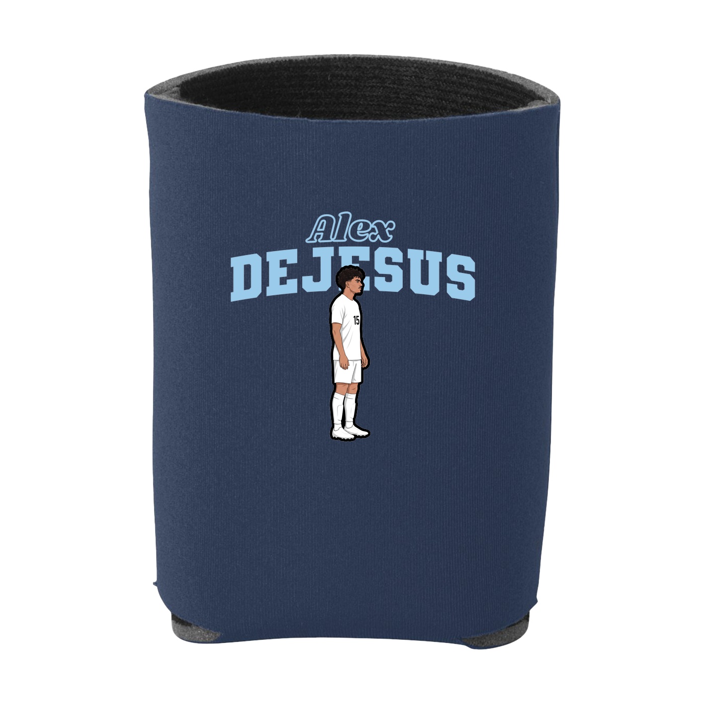 Can Holder — Name Arch in Navy