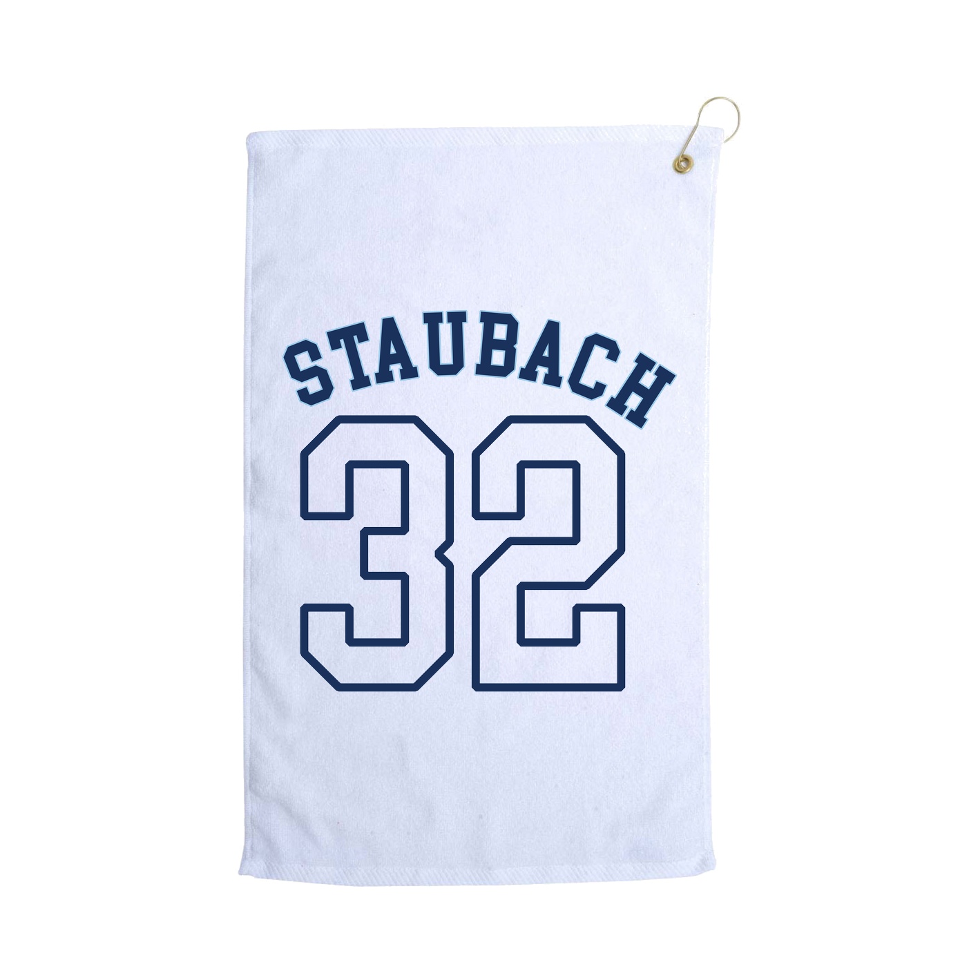 Golf Towel — Shirsey Arch in White