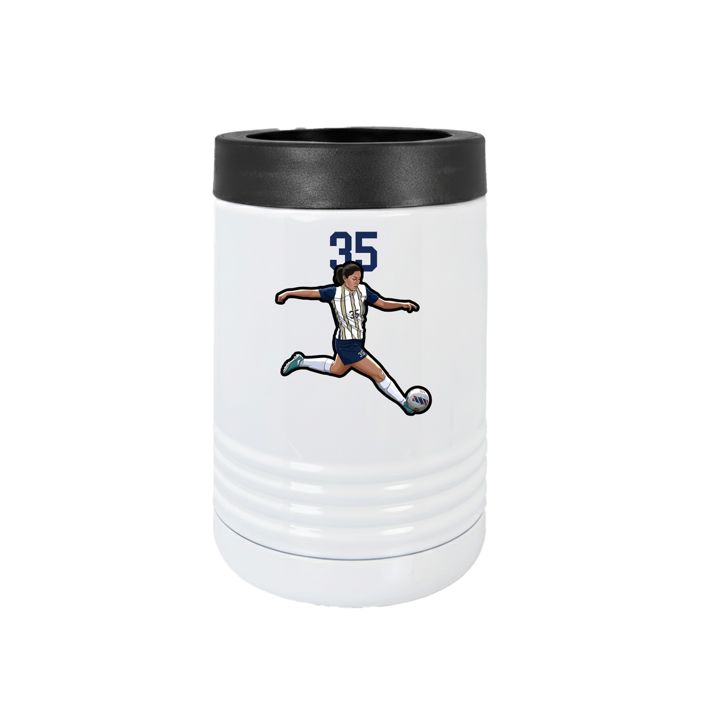 Beverage Holder — Number Top in White
