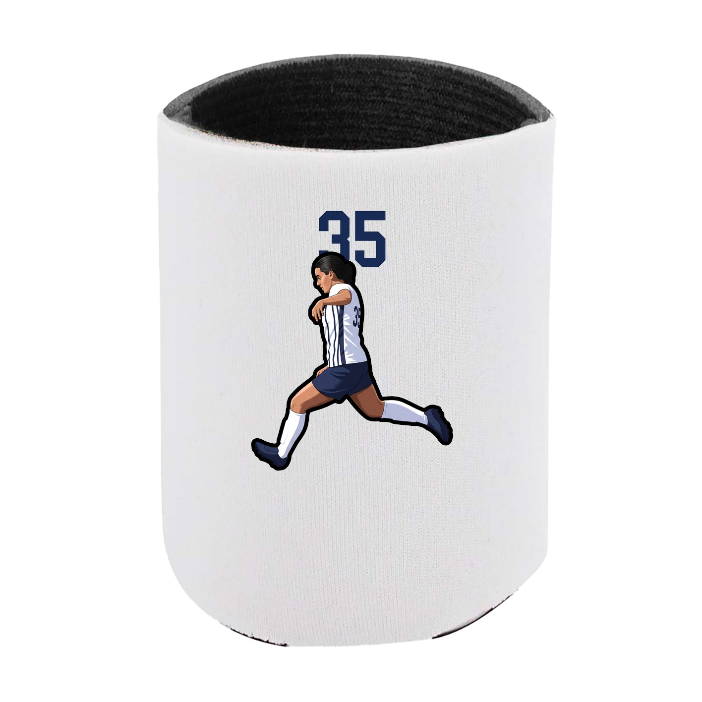 Can Holder — Number Top in White