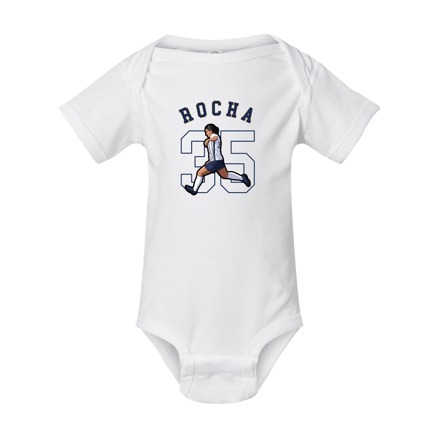 Baby Onesie — Shirsey Arch in White