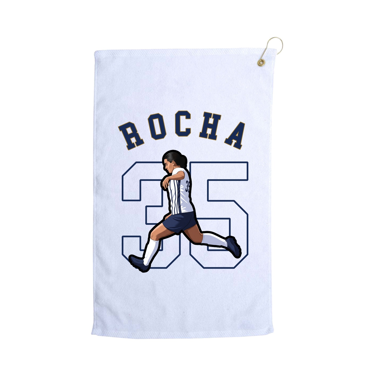 Golf Towel — Shirsey Arch in White