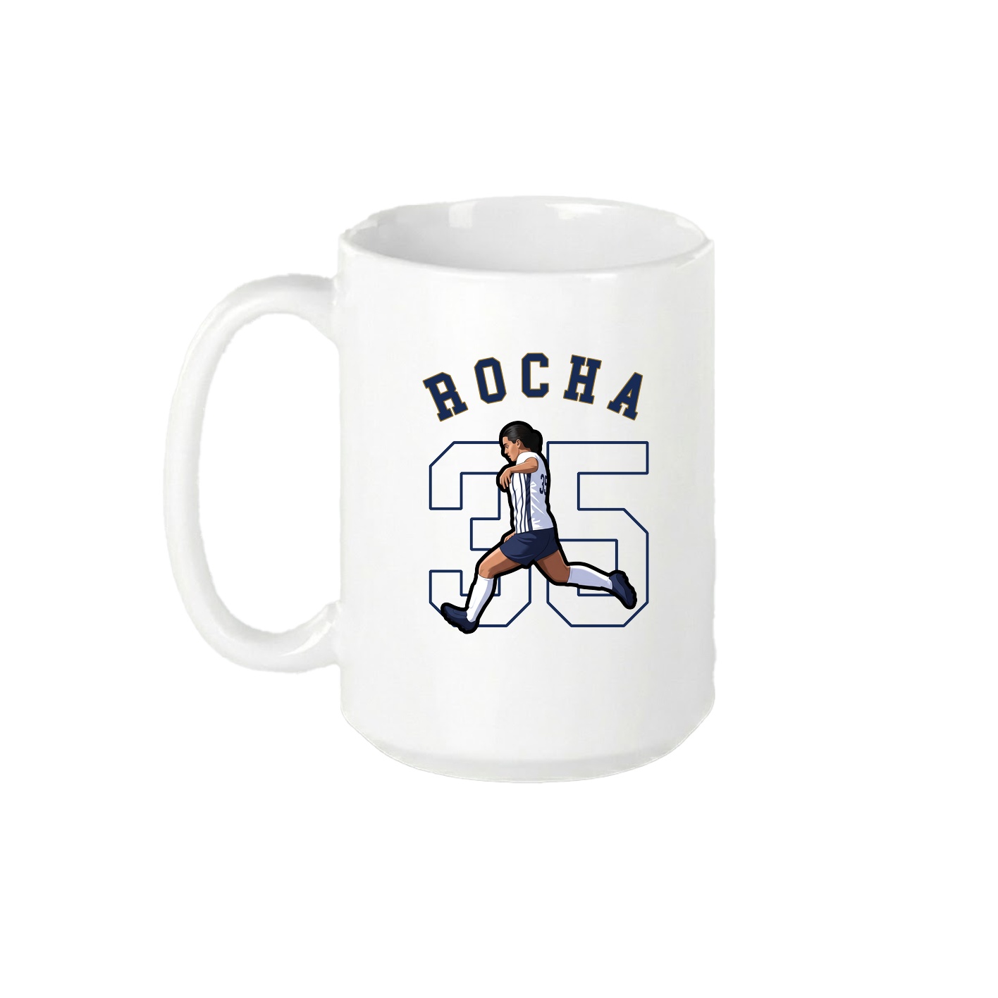 15oz Coffee Mug — Shirsey Arch in White