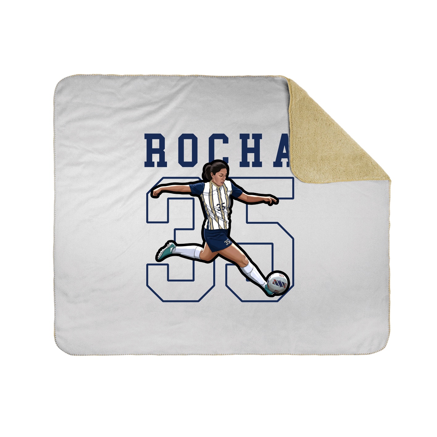 50x60 Sherpa Lined Throw Blanket