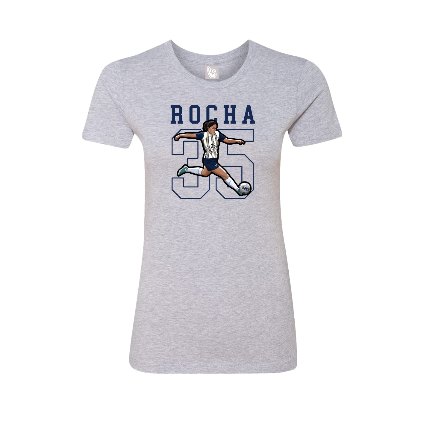 Fitted Women's Tee — Shirsey in Grey