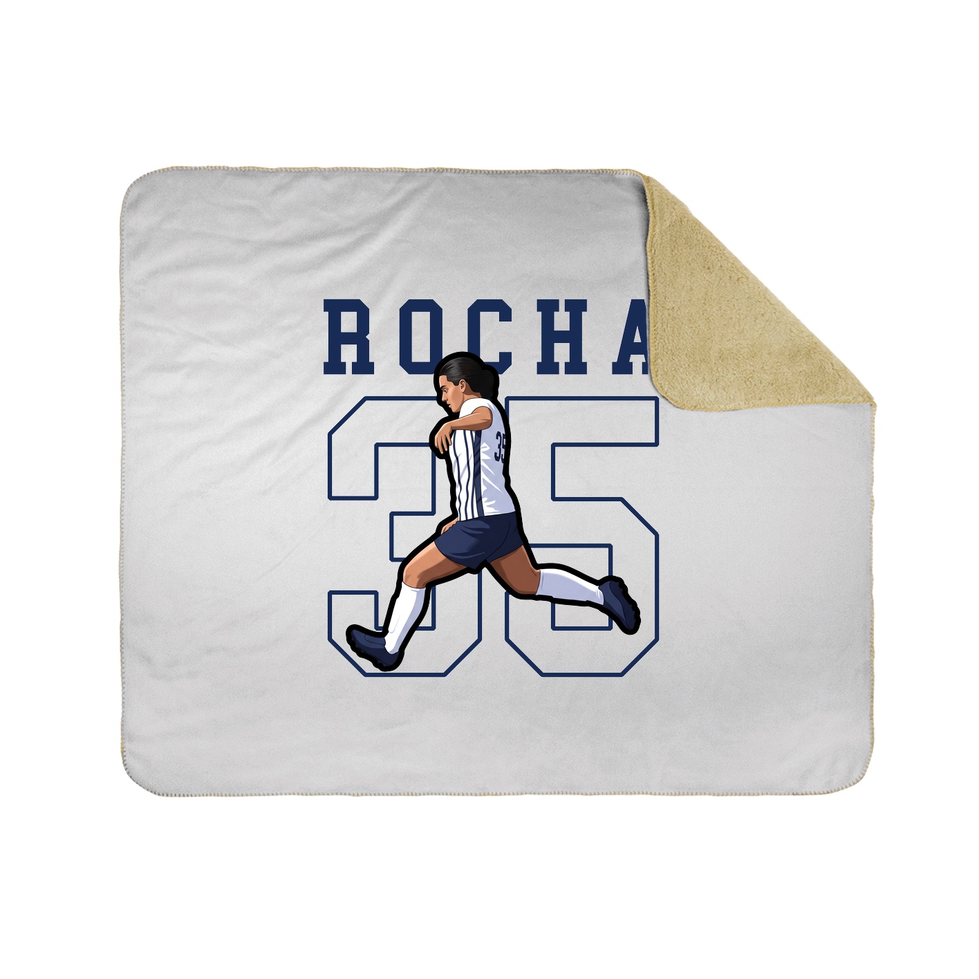 Throw Blanket — Shirsey in White