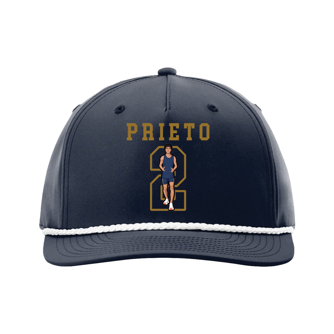 Five-Panel Classic Rope Cap — Shirsey in Navy