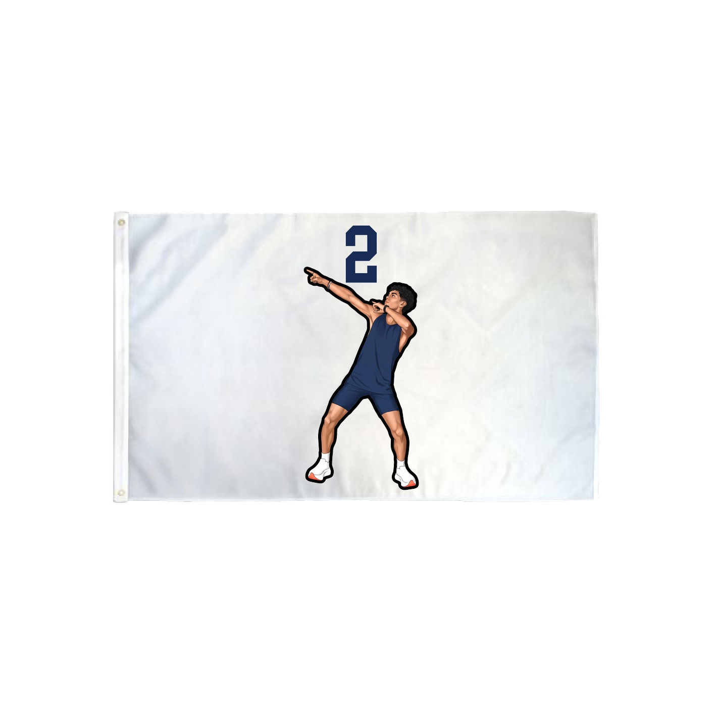 3x5 Flag — Number Top in Classic