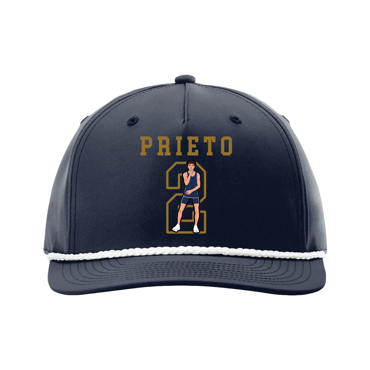 Five-Panel Classic Rope Cap — Shirsey in Navy