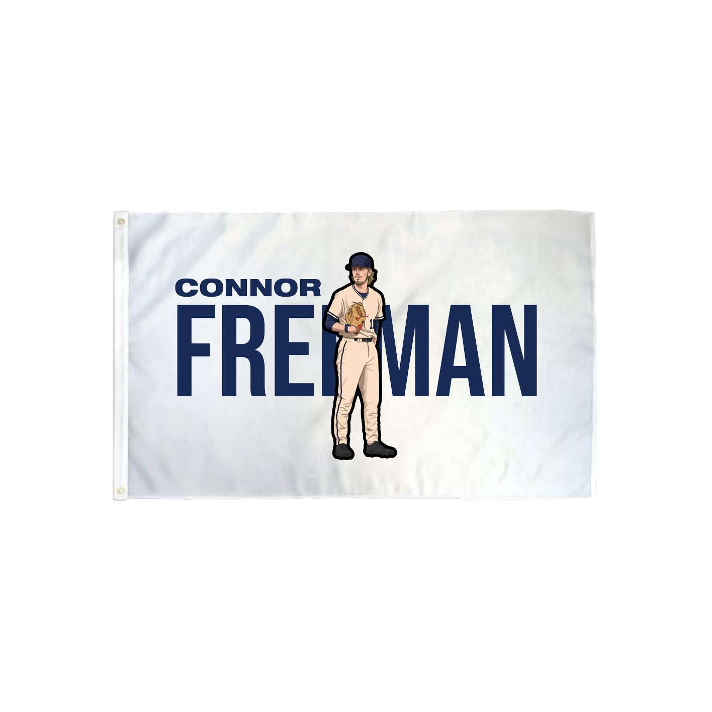 3x5 Flag — Player Name in Classic