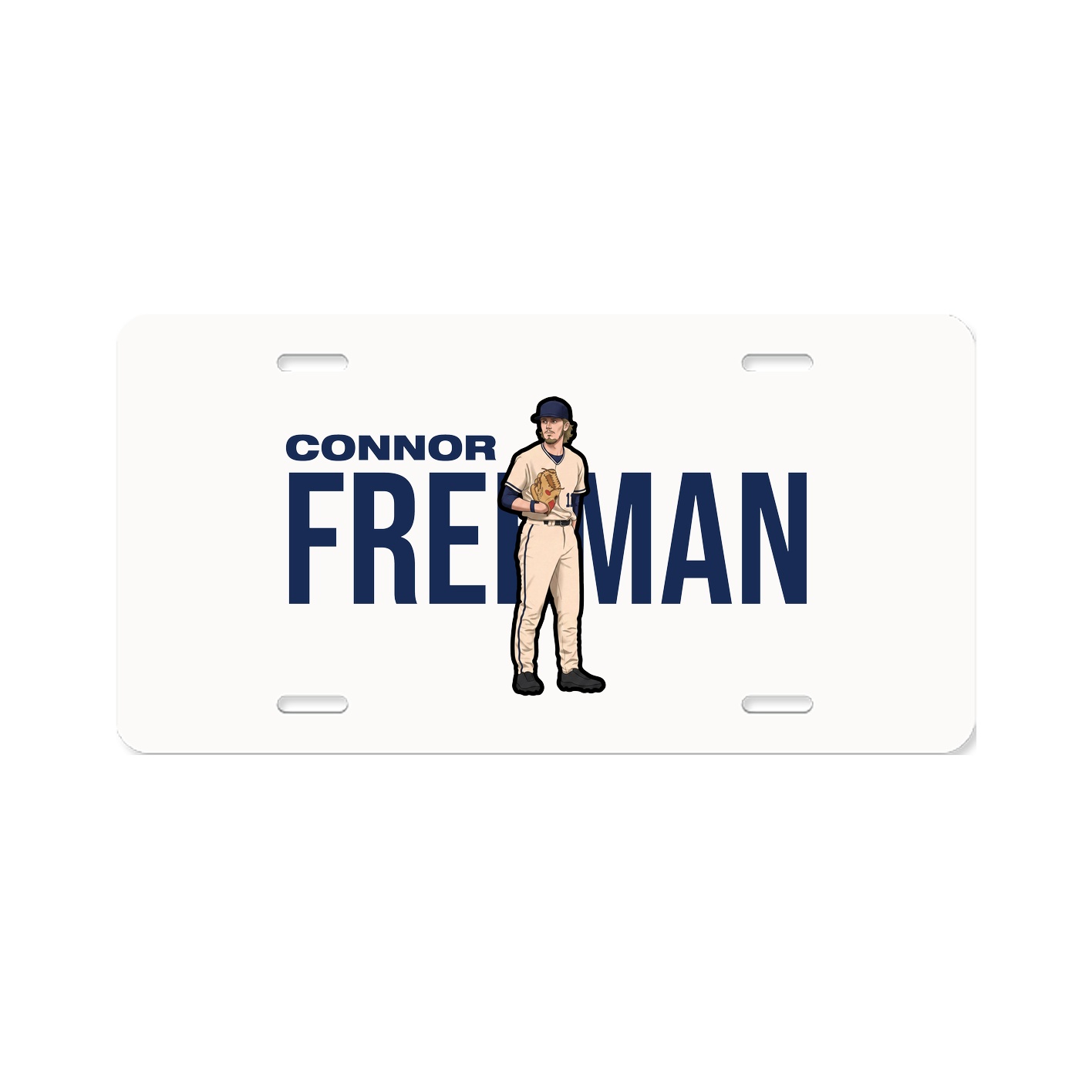 License Plate — Player Name in Classic