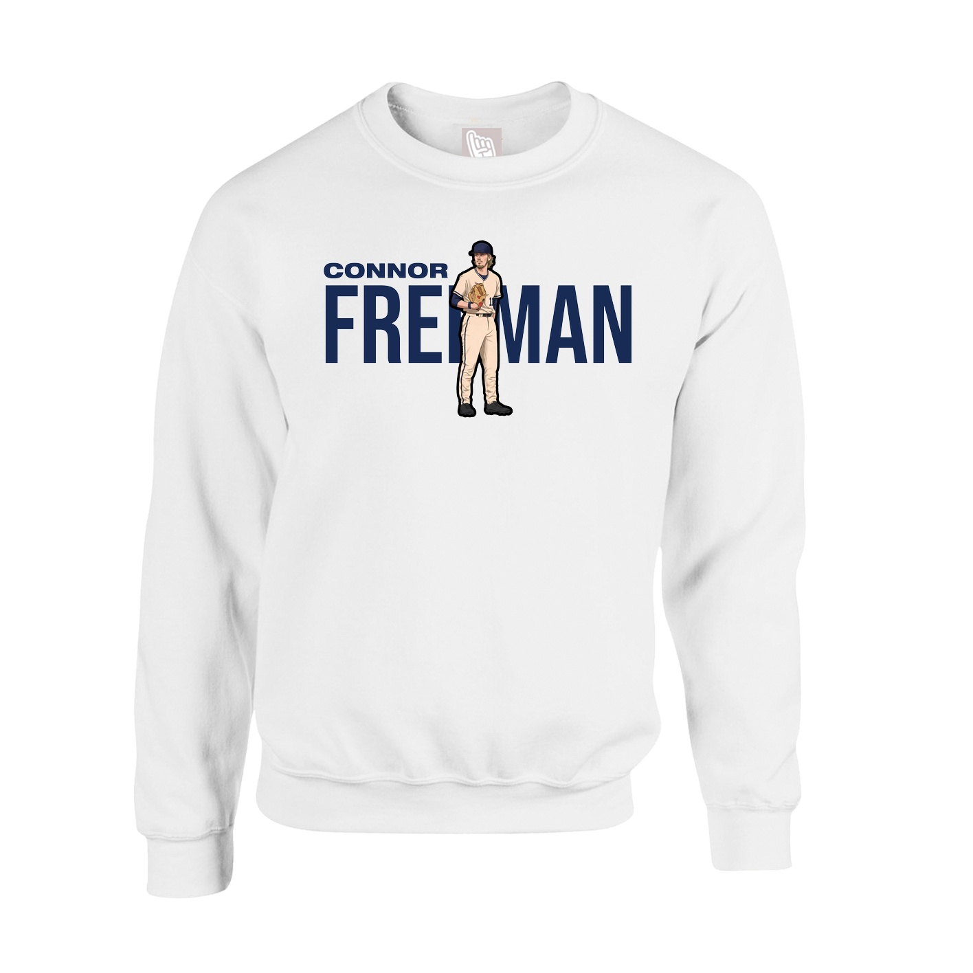 Fleece Crew — Player Name in White