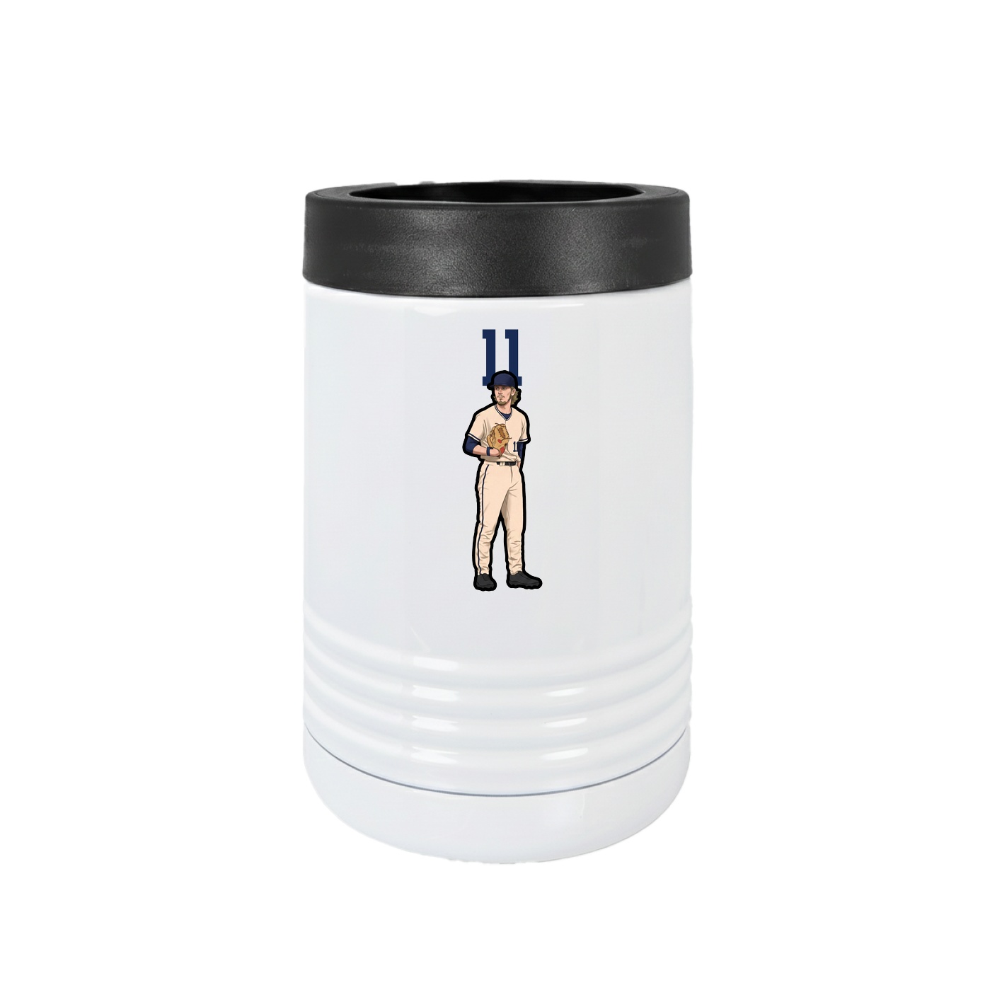 Beverage Holder — Number Top in White