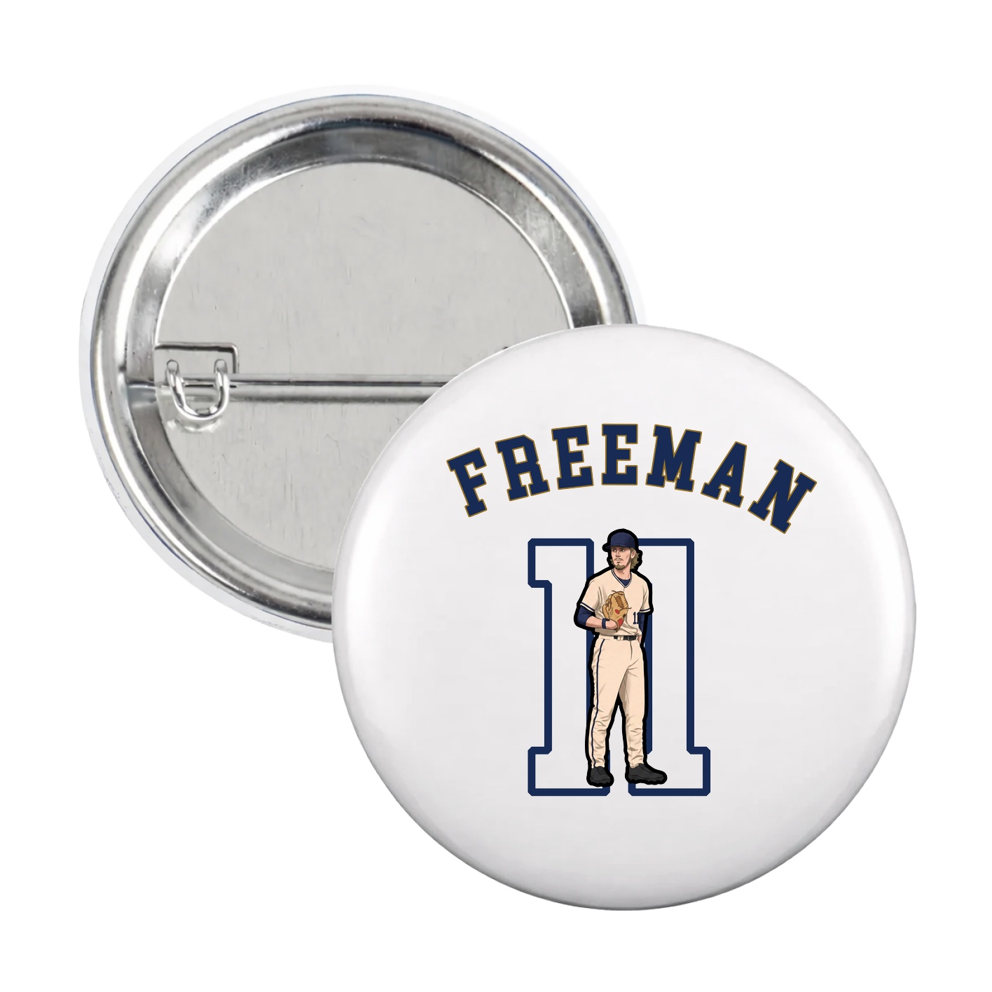 Game Day Button — Shirsey Arch in White