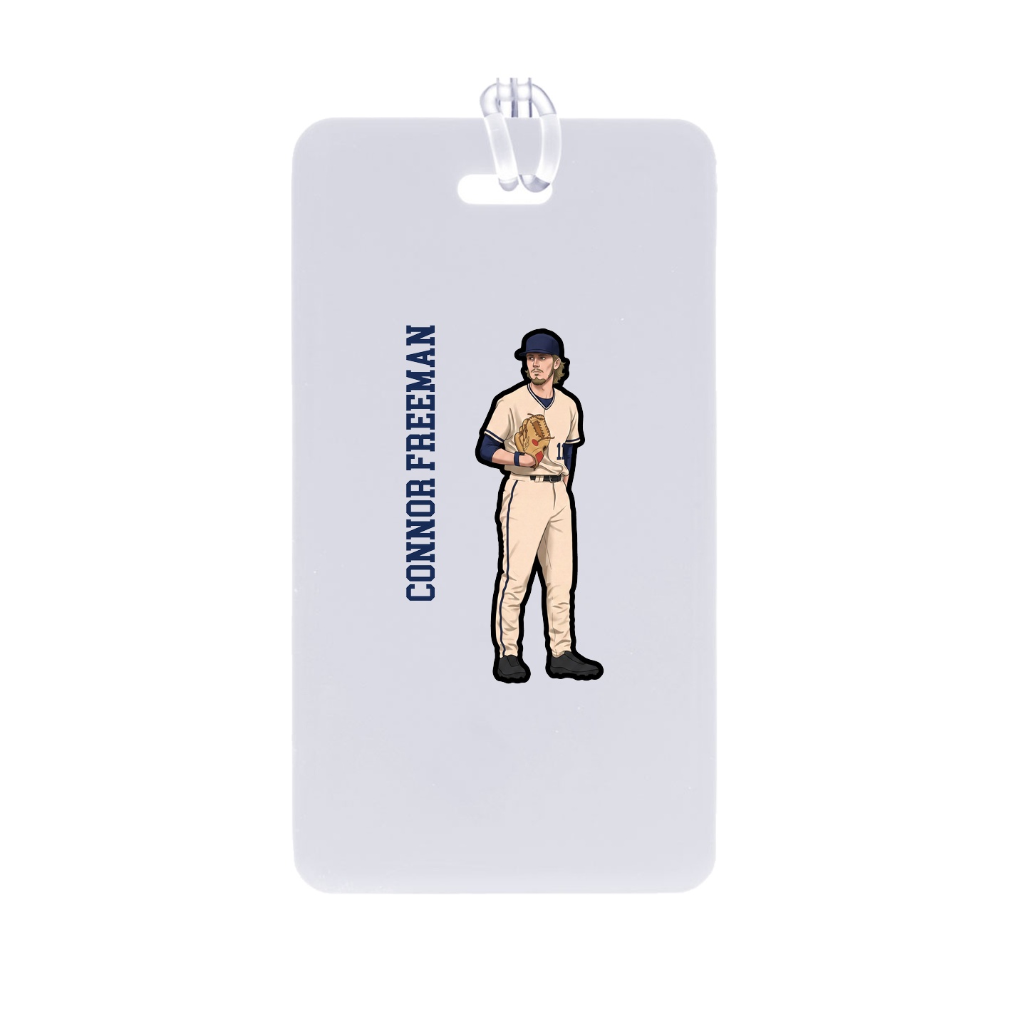 Bag Tag — Name Vertical in Classic