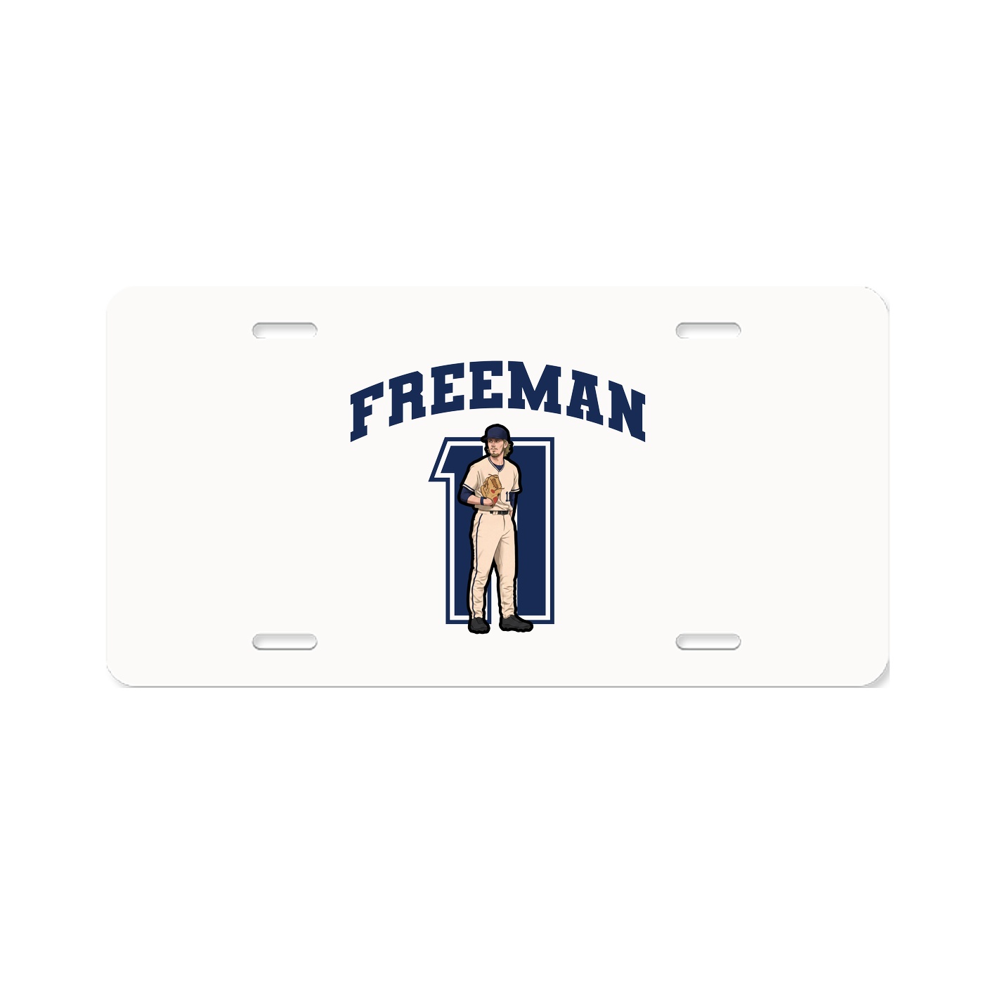 License Plate — Number in Classic