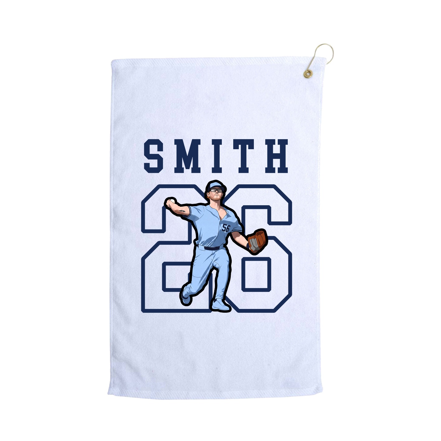 Golf Towel — Shirsey in White