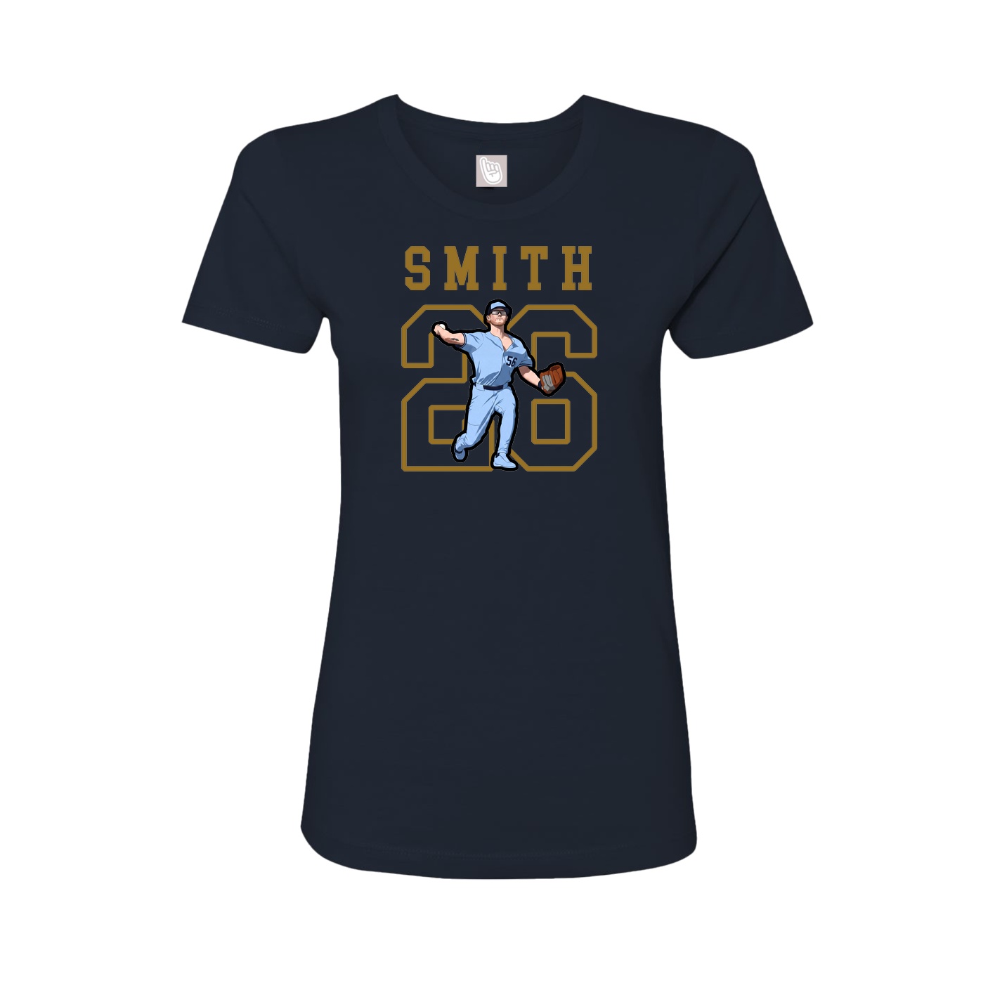 Fitted Women's Tee — Shirsey in Navy
