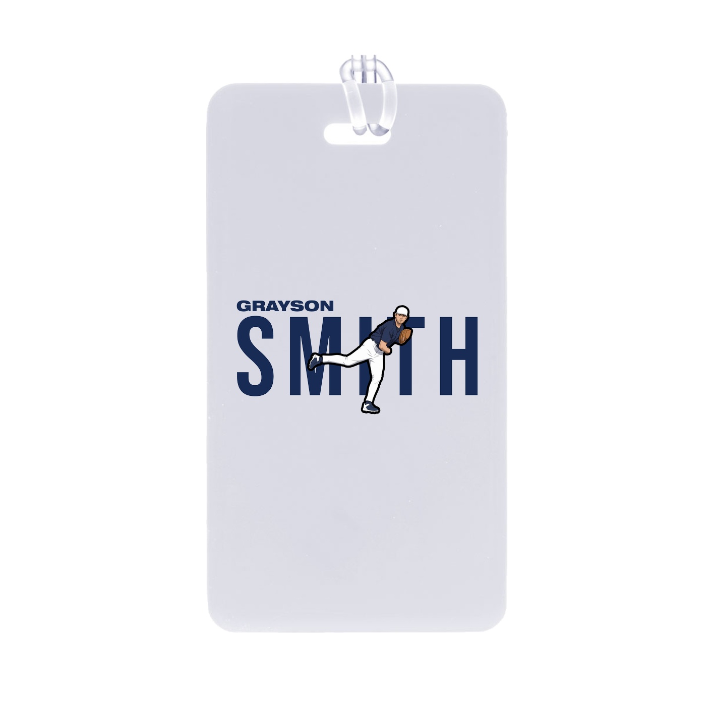 Bag Tag — Player Name in Classic
