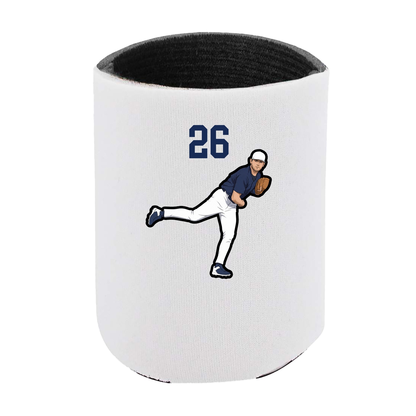 Can Holder — Number Top in White