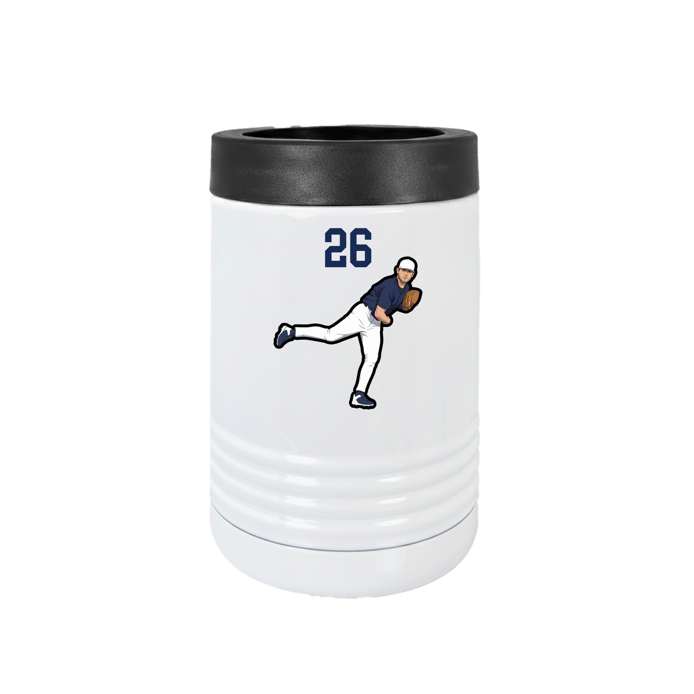 Beverage Holder — Number Top in White