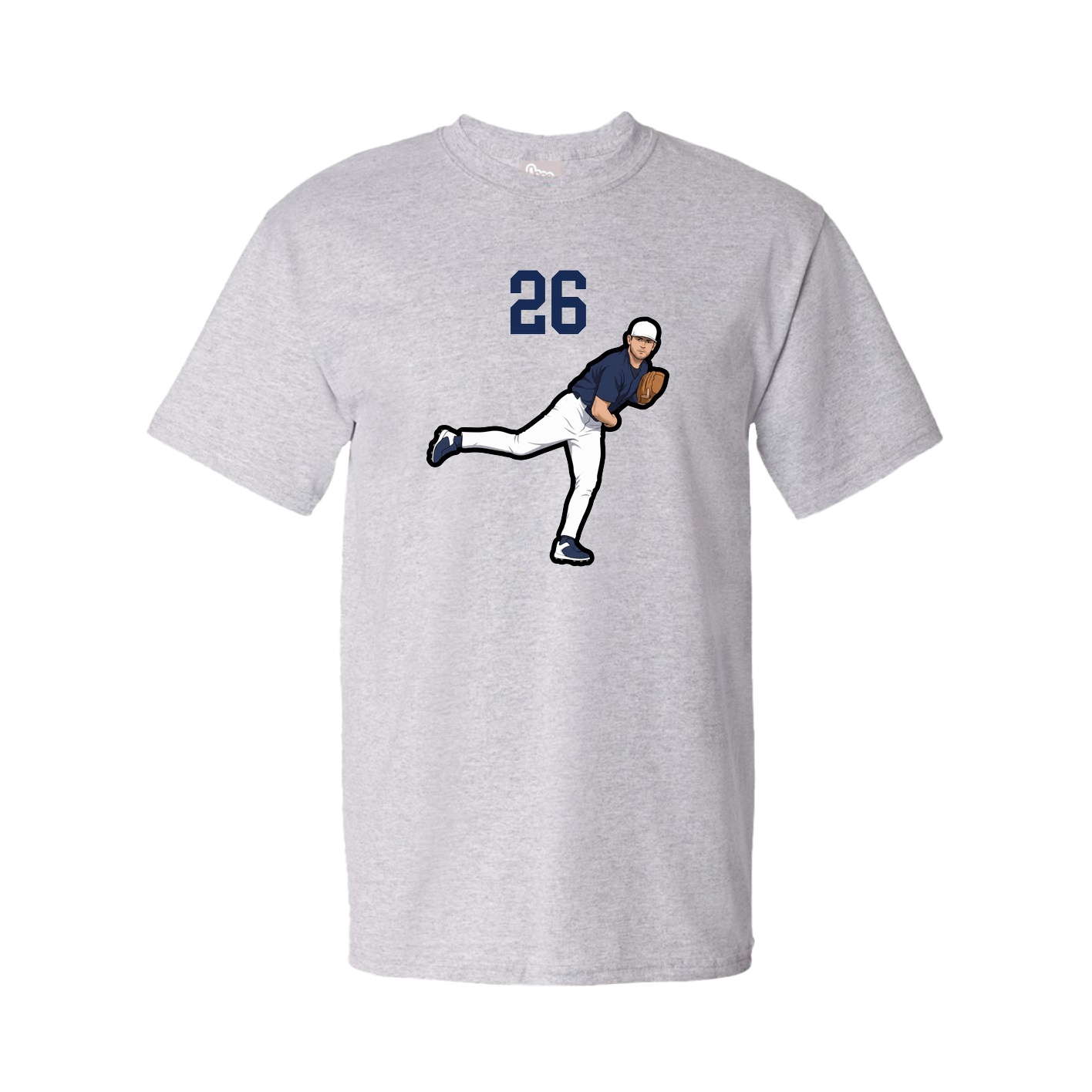 Tee — Number Top in Grey