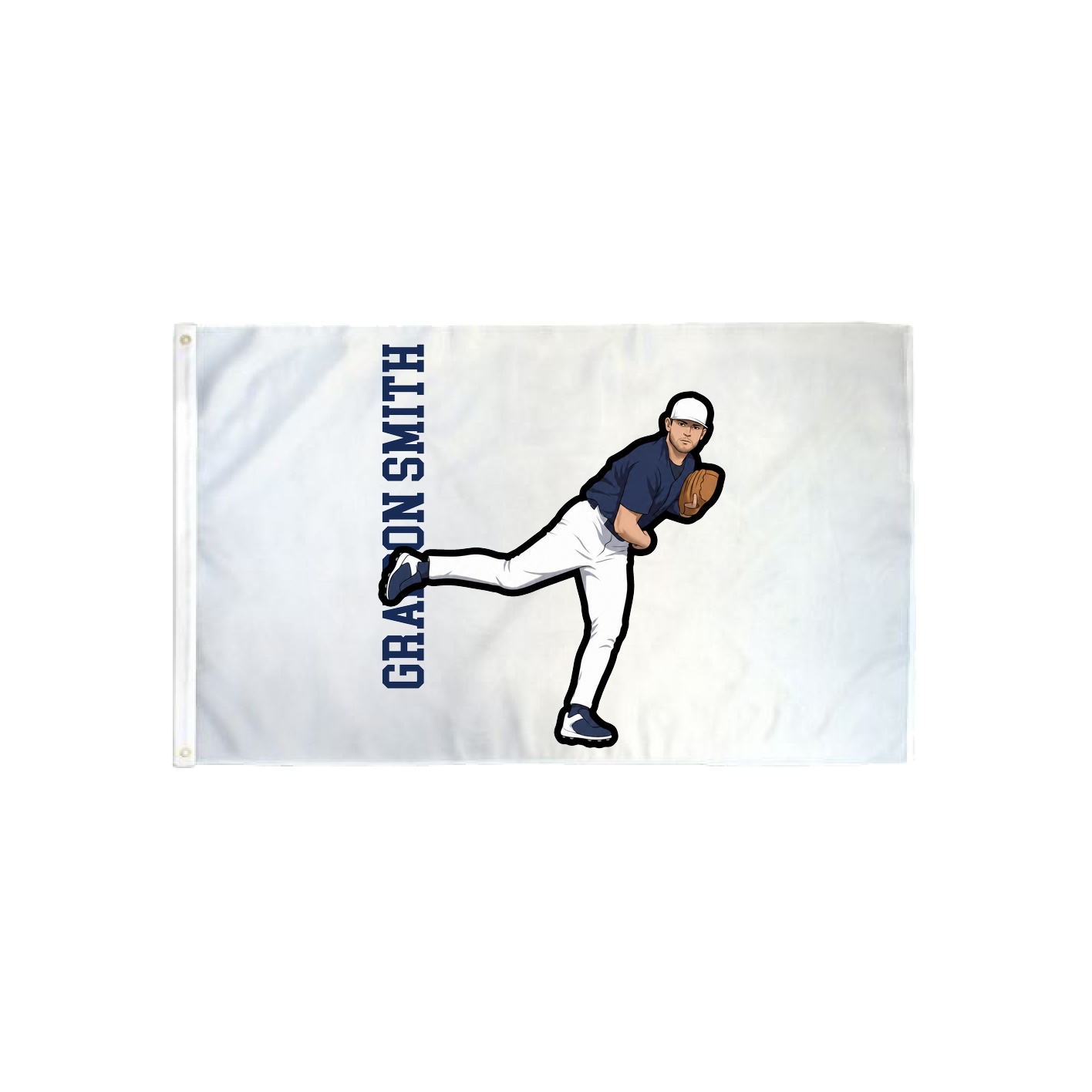 3x5 Flag — Name Vertical in Classic