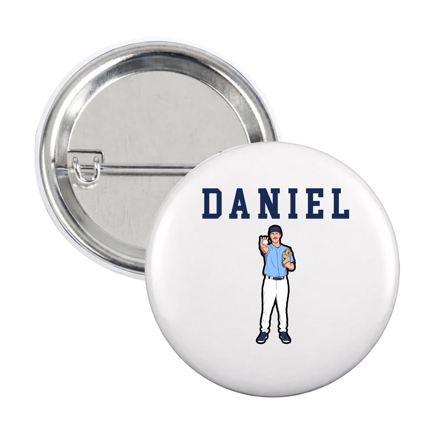 Game Day Button — Shirsey in White