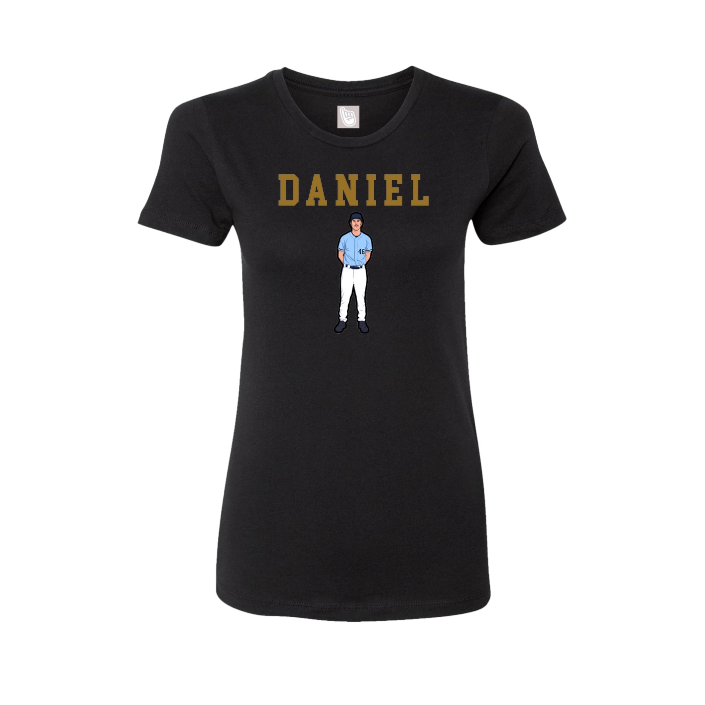 Fitted Women's Tee — Shirsey in Black