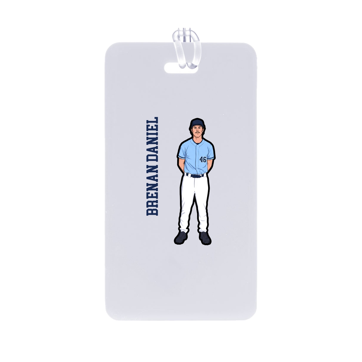 Bag Tag — Name Vertical in Classic